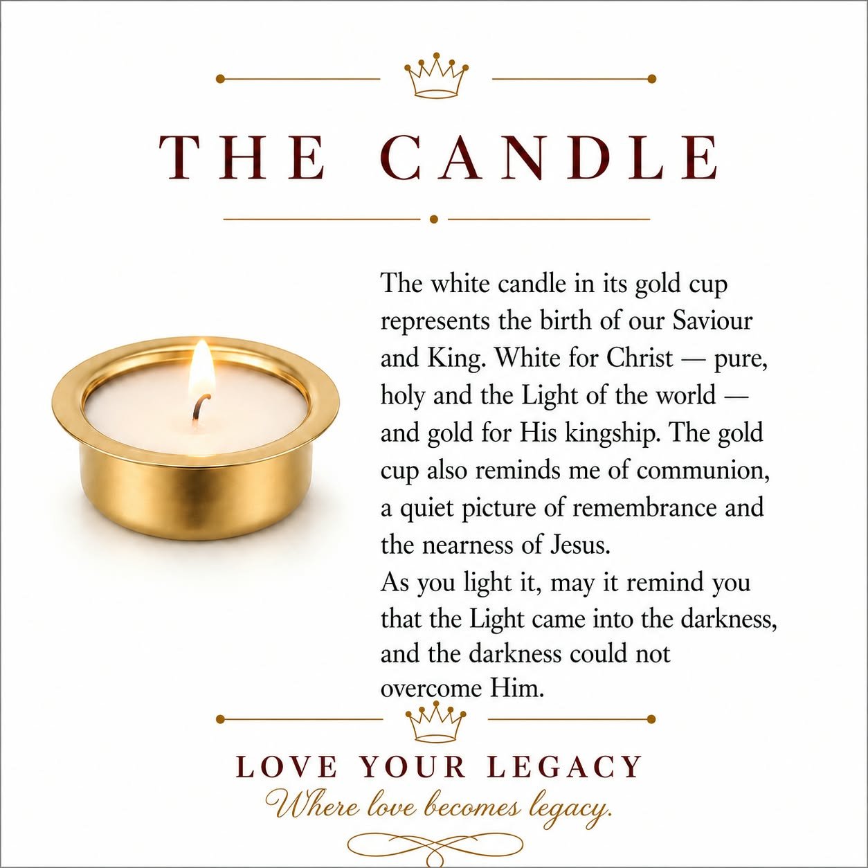 The Candle card