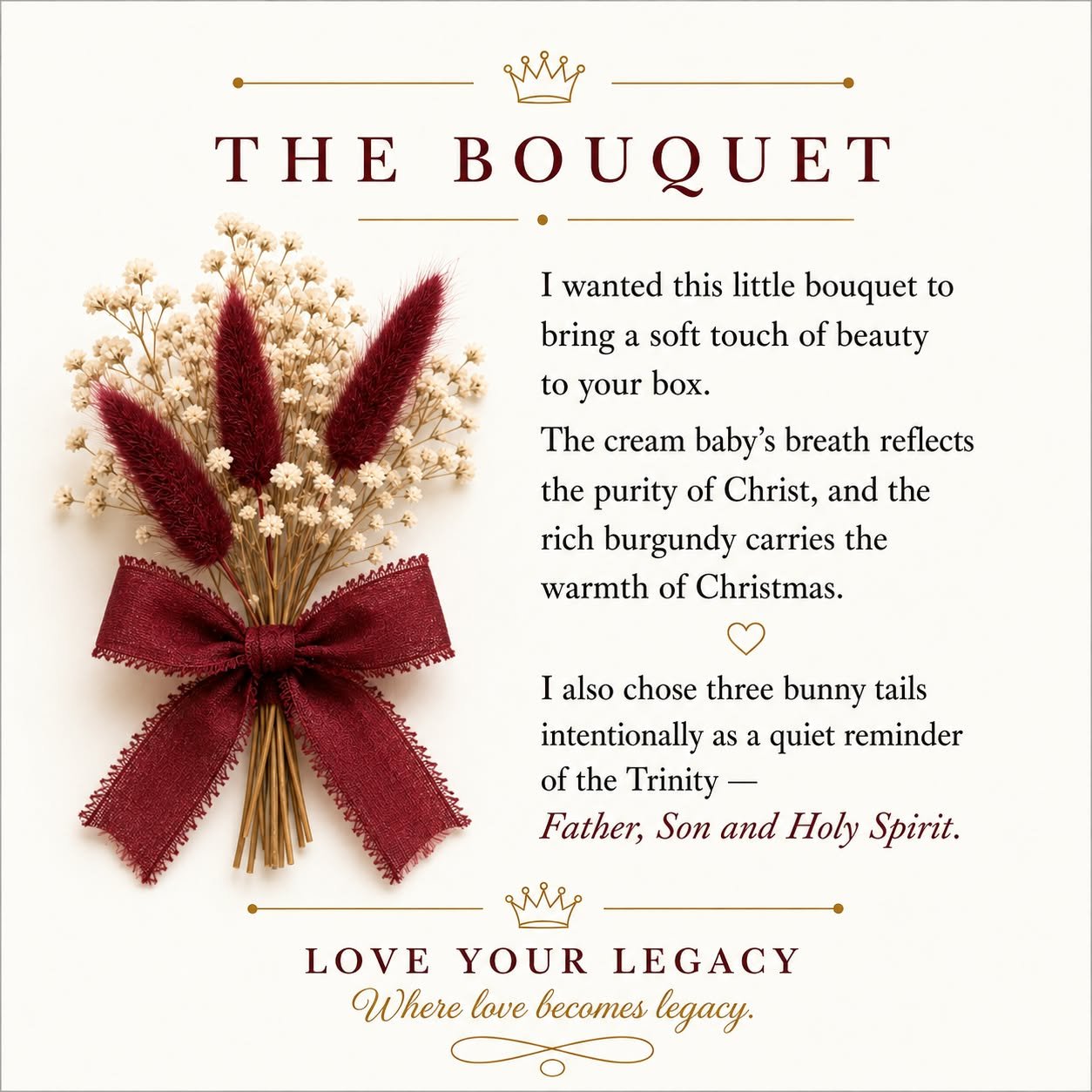 The Bouquet card