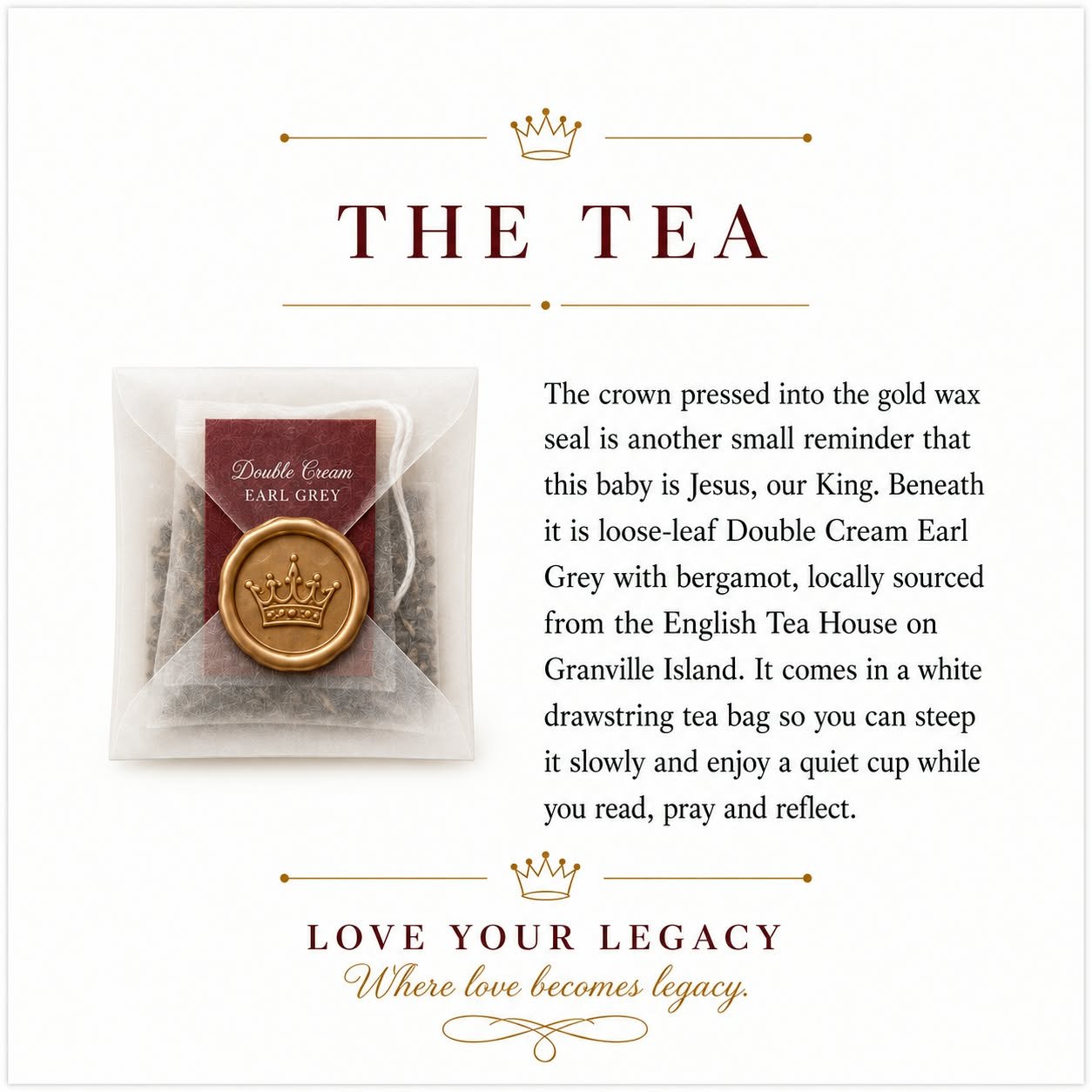 The Tea card
