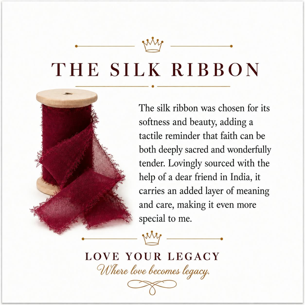 The Silk Ribbon card